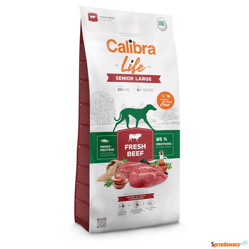 Calibra Life Senior Large Breed, ze świeżą wo... - Karmy dla psów - Elbląg