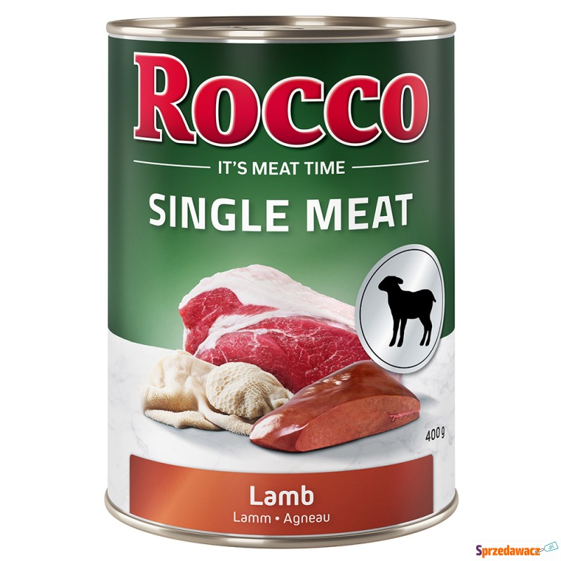 Korzystny pakiet Rocco Single Meat, 12 x 400 g... - Karmy dla psów - Sochaczew