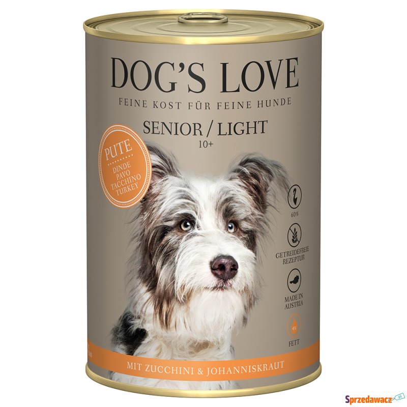 Dog´s Love Senior/Light - 12 x 400 g - Karmy dla psów - Inowrocław