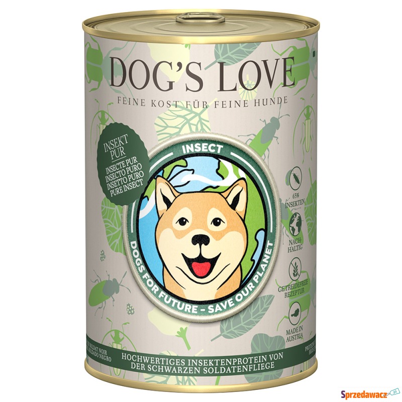 Dog´s Love Insect  - 12 x 400 g - Karmy dla psów - Stalowa Wola