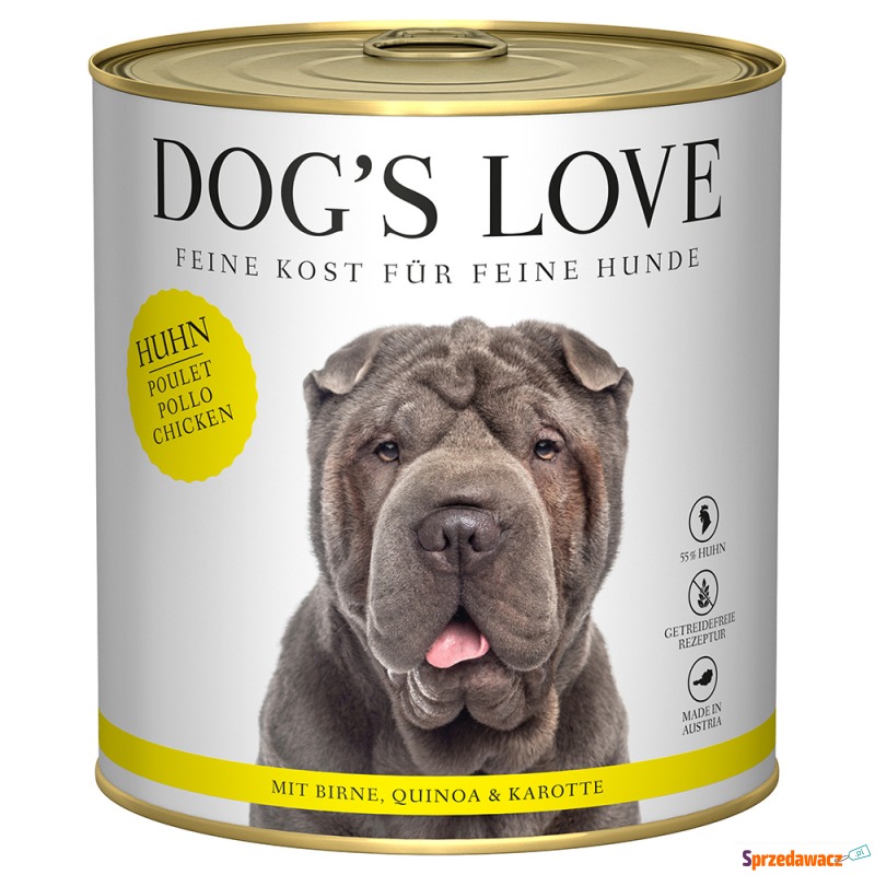 Dog's Love Adult 6 x 800 g - Kurczak - Karmy dla psów - Pruszcz Gdański