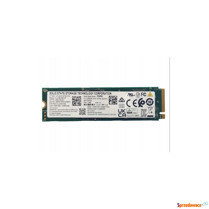 Dysk SSD Kioxia 256GB M.2 NVMe Gen4x4 - Dyski twarde - Łódź