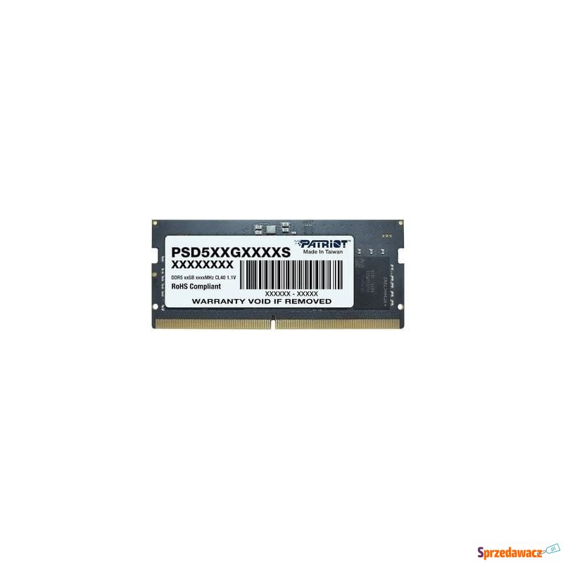 PATRIOT SIGNATURE SO-DIMM DDR5 16GB 5600MHz 1... - Pamieć RAM - Bielsko-Biała