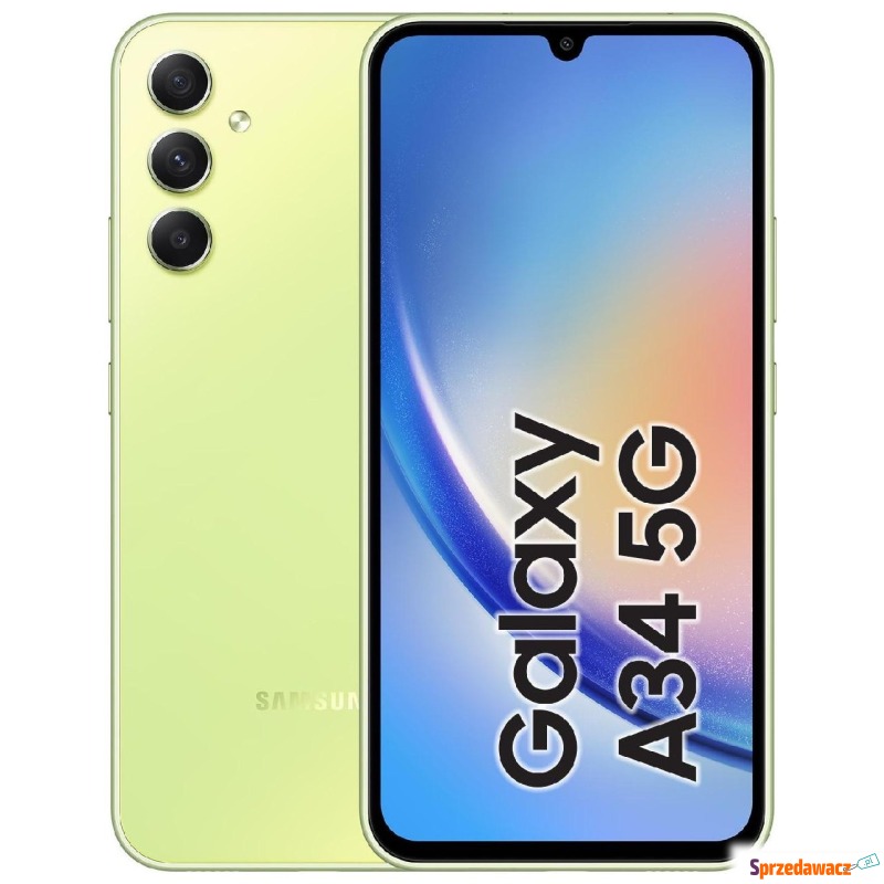 Samsung Galaxy A34 128GB 5G Dual SIM zielony (A346) - Telefony komórkowe - Gorzów Wielkopolski