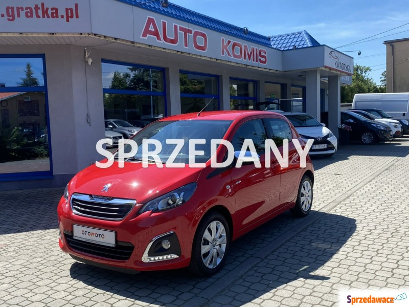 Peugeot 108  Hatchback 2017,  1.0 benzyna - Na sprzedaż za 31 900 zł - Tarnowskie Góry