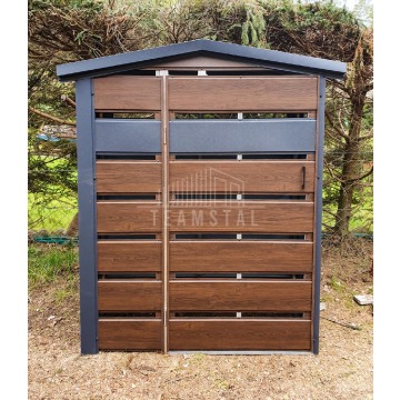 Garaż Blaszany 4x3m + Wiata 4,5x3m - Brama Dw... - Garaże i wiaty - Sanok - zdjęcie 4