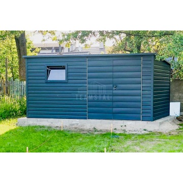 Schowek Domek Ogrodowy 4,5x2m + Wiata 1m Brama... - Altany, domki, namioty - Włocławek - zdjęcie 8