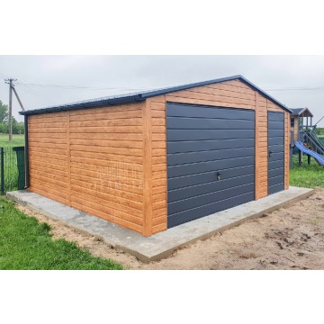 Garaż Blaszany 5,5x6m Brama Uchylna Drzwi Jasny... - Garaże i wiaty - Opole - zdjęcie 2