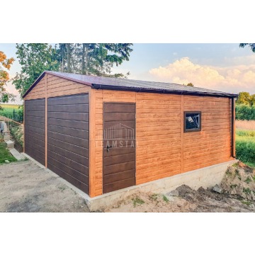 Garaż Blaszany 6x6m - 2x Brama Uchylna - 2x Okna... - Garaże i wiaty - Pabianice - zdjęcie 4