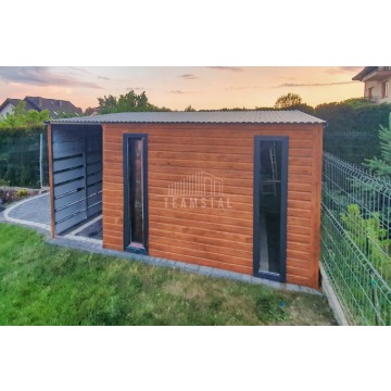 Schowek Domek Ogrodowy 2,5x2m + Wiata 1m 2x Okno... - Altany, domki, namioty - Siedlce - zdjęcie 3