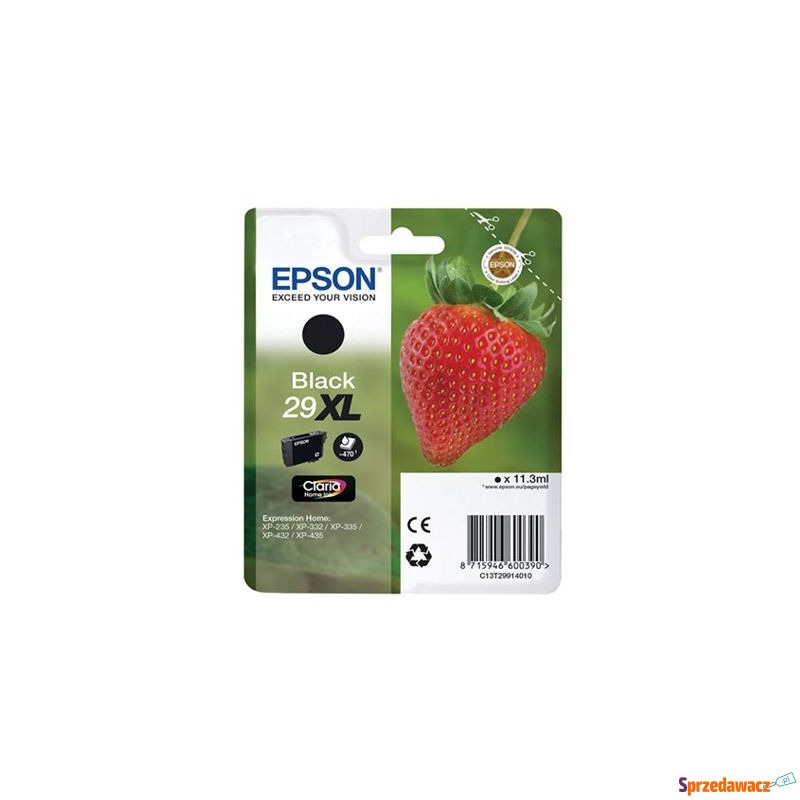 Tusz Oryginalny Epson 29XL (C13T29914010) (Czarny)... - Tusze, tonery - Sopot