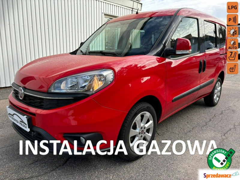 Fiat Doblo - 1.4T Benzyna z Nowym LPG,  25tys... - Samochody osobowe - Gąsocin