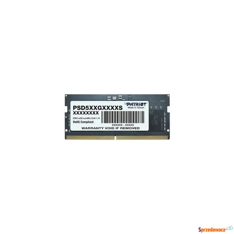 PATRIOT DDR5 32GB 5600MHz SODIMM Signature - Pamieć RAM - Warszawa