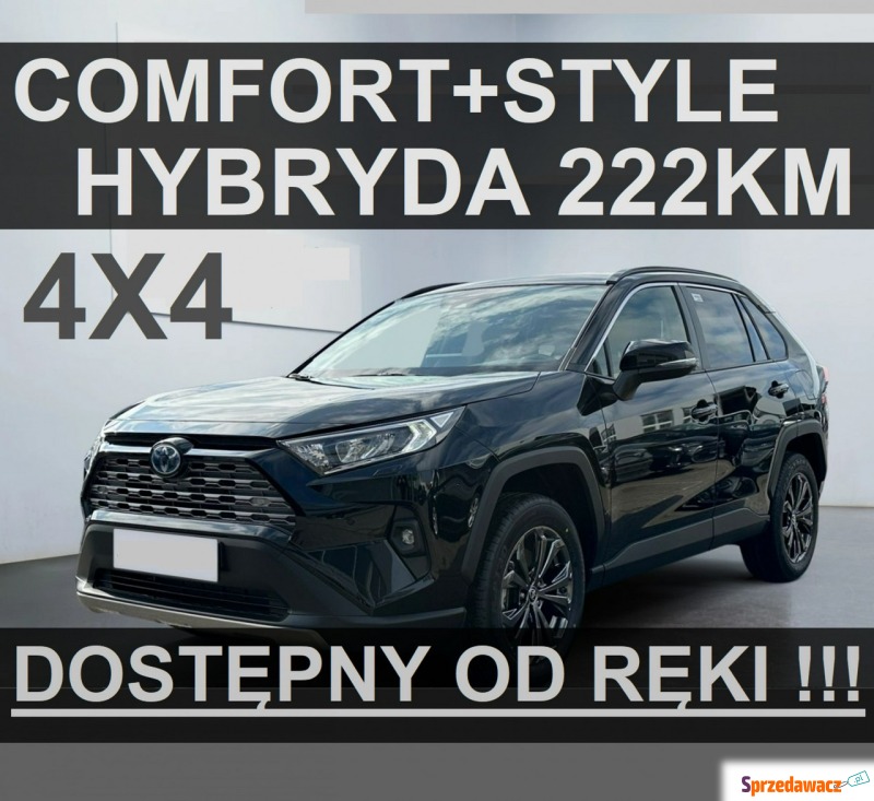 Toyota RAV-4 - Hybryda 222KM 4x4 Comfort Pakiet... - Samochody osobowe - Szczecinek