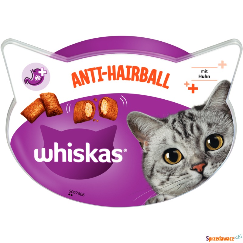 Whiskas Anti-Hairball - 8 x  60 g - Przysmaki dla kotów - Elbląg