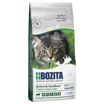 Bozita Grainfree Active & Sterilised, jagnięcina (bez zbóż) - 2 kg