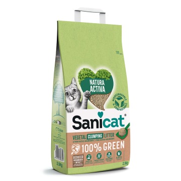 Sanicat Natura Activa 100% Green - 2 x 2,5 kg