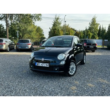 Fiat 500 Piękne brązowe skórzane wnętrze, niski przebieg!