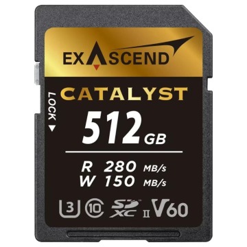 ExAscend 512GB SDXC Catalyst UHS-II V60 U3