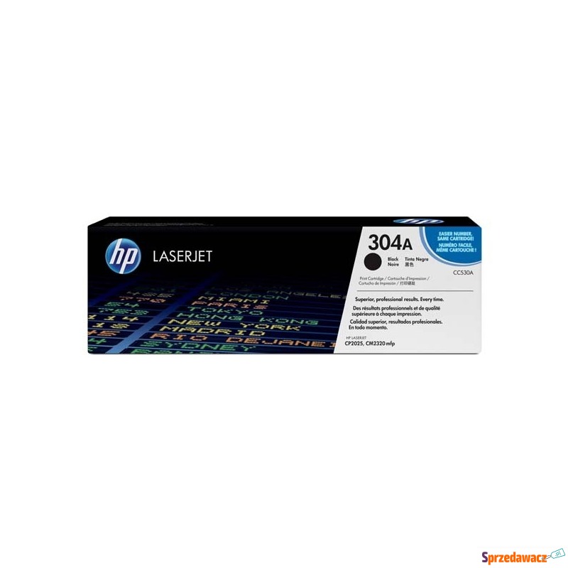 HP oryginalny toner CC530A, black, 3500s, 304A,... - Tusze, tonery - Biała Podlaska