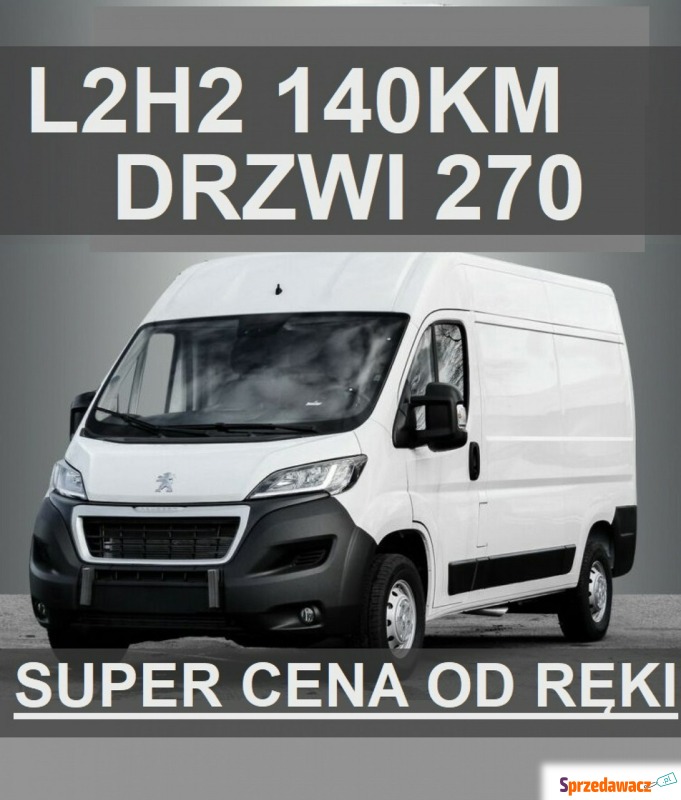 Peugeot Boxer - L2H2 140KM Drzwi 270 Super Niska... - Dostawcze i ciężarowe - Szczecinek