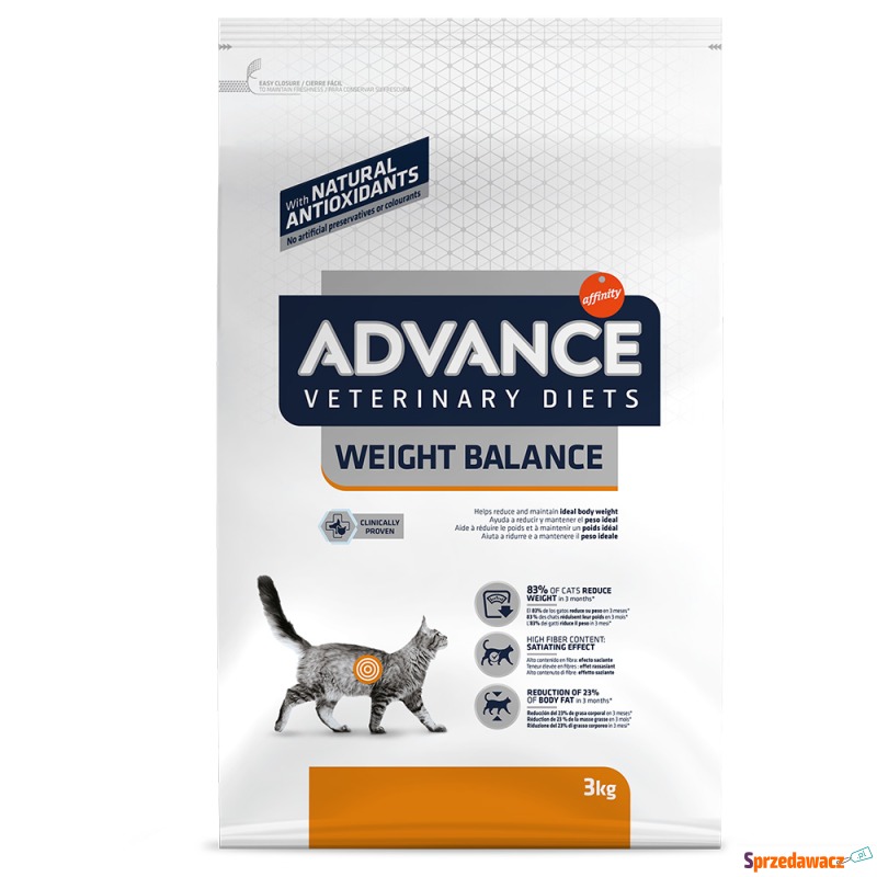 Advance Veterinary Diets Weight Balance - 2 x... - Karmy dla kotów - Zielona Góra