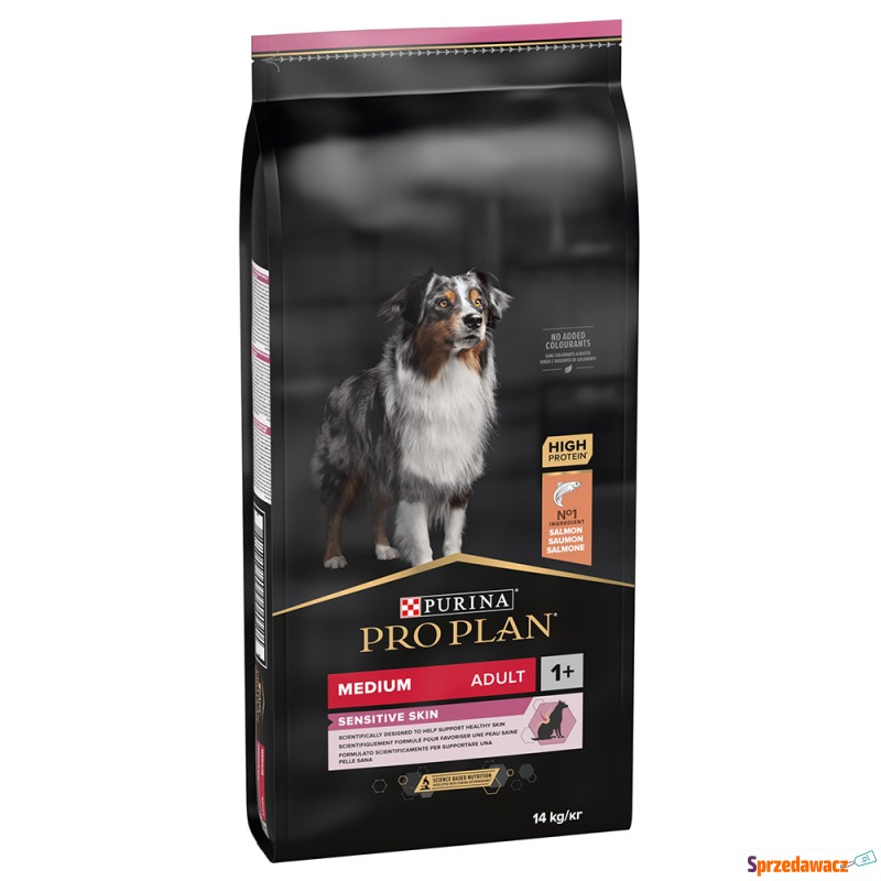 PURINA PRO PLAN Medium Adult Sensitive Skin,... - Karmy dla psów - Piekary Śląskie