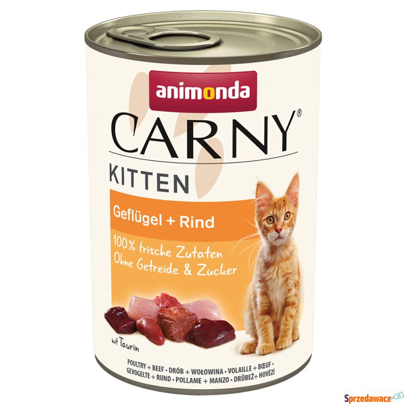 Megapakiet animonda Carny Kitten, 24 x 400 g -... - Karmy dla kotów - Włocławek