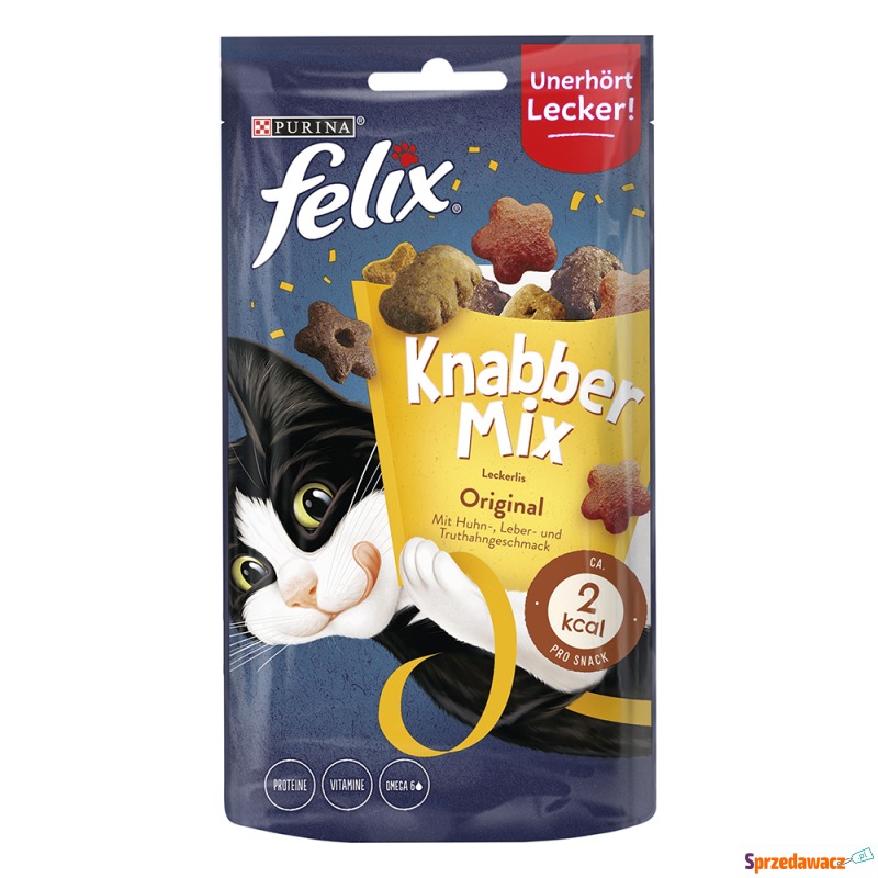 Felix KnabberMix - Original, 3 x 60 g - Przysmaki dla kotów - Bielsko-Biała