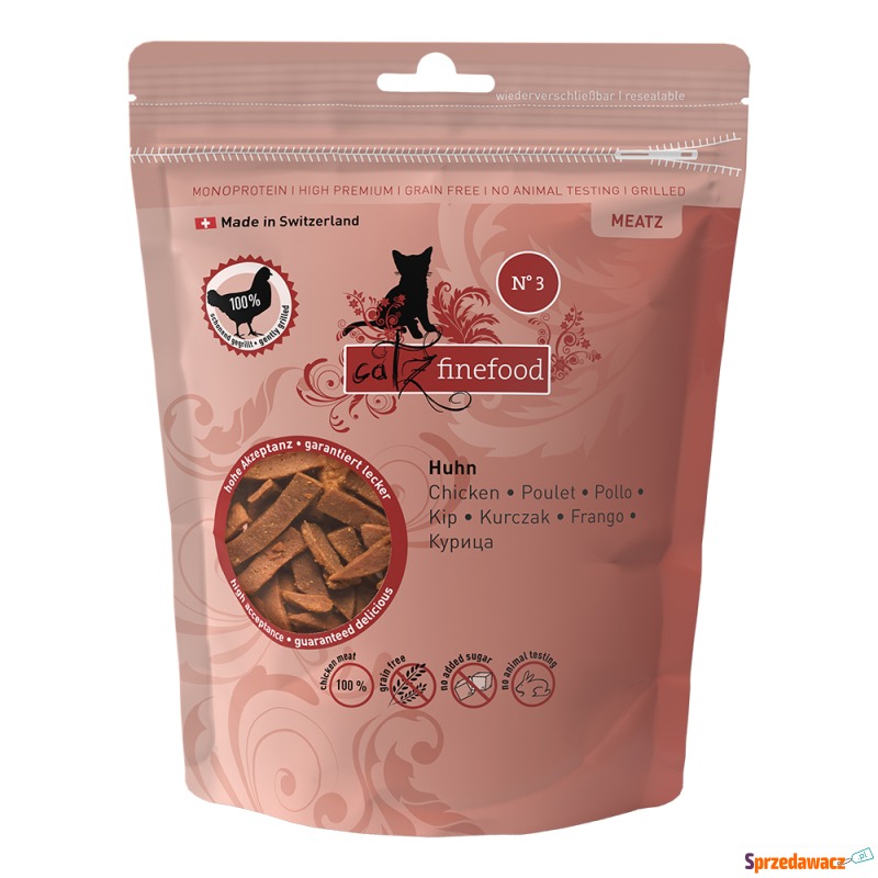 catz finefood Meatz - Kurczak, 2 x 45 g - Przysmaki dla kotów - Lubin