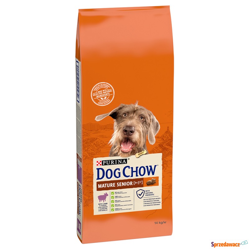 Purina Dog Chow Senior, jagnięcina - 2 x 14 kg - Karmy dla psów - Dąbrowa Górnicza