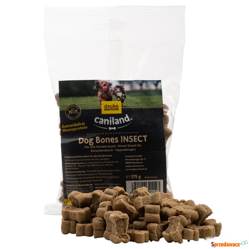 Caniland Dog Bones Insect, przysmak z owadów -... - Przysmaki dla psów - Bielsko-Biała