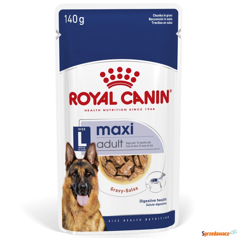 Royal Canin Maxi Adult, w sosie - 40 x 140 g - Karmy dla psów - Kędzierzyn-Koźle