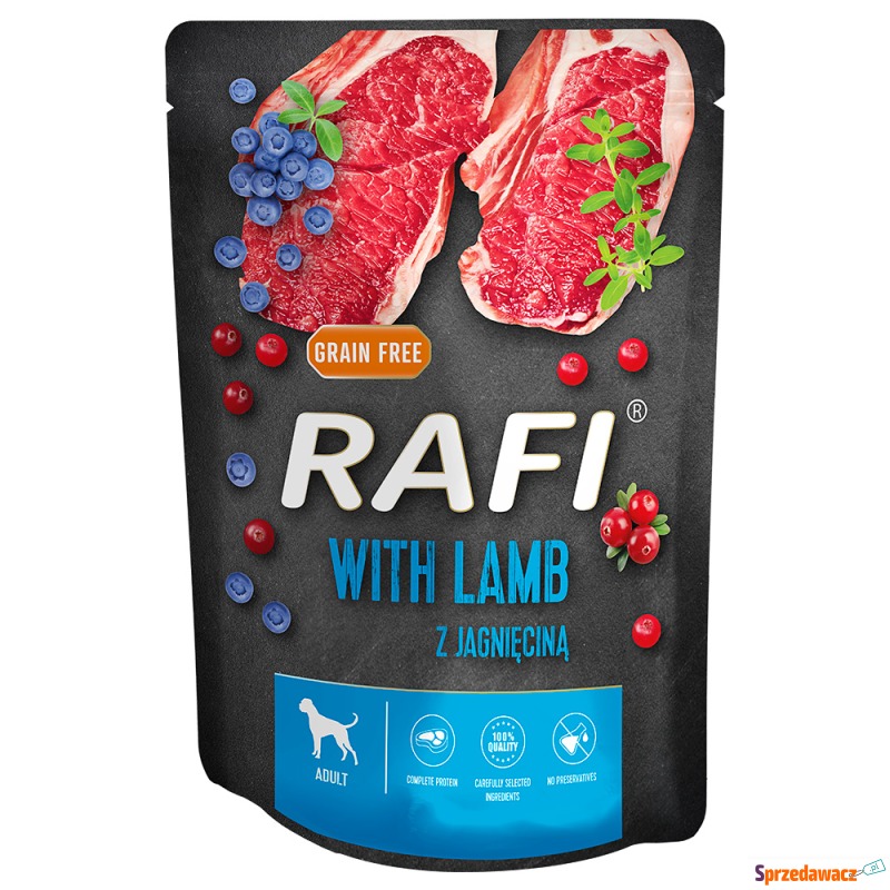 Rafi Dog, 10 x 300 g - Jagnięcina - Karmy dla psów - Zielona Góra