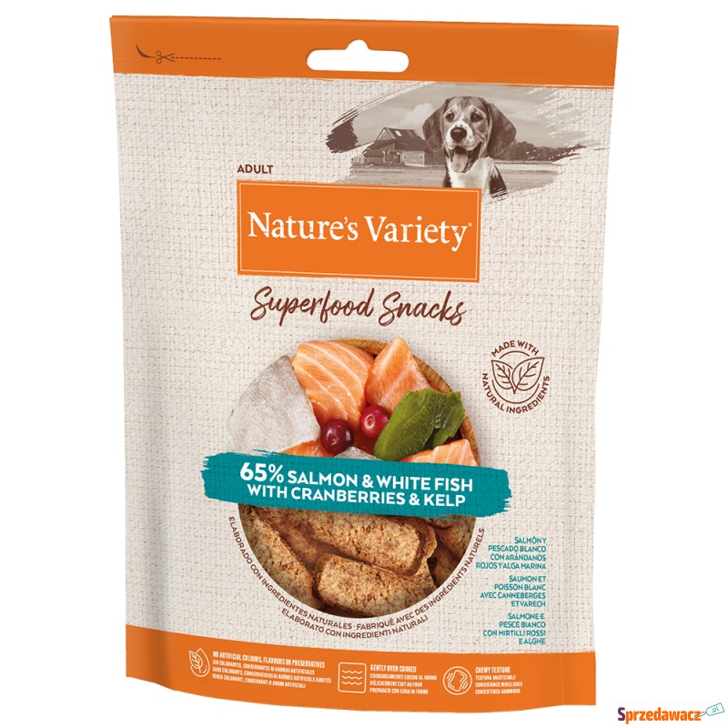 Nature's Variety Superfood Snacks - Łosoś, 85... - Przysmaki dla psów - Bytom