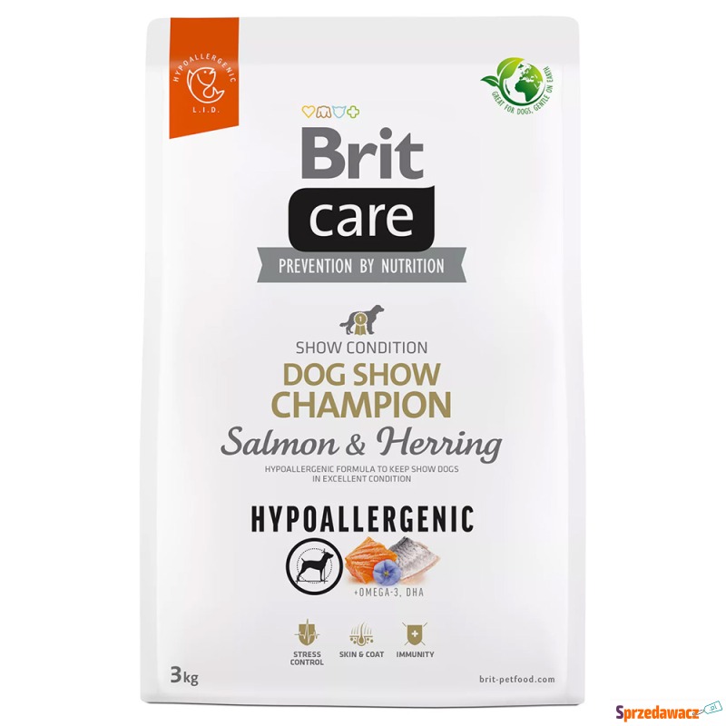 Brit Care Hypoallergenic Dog Show Champion, ł... - Karmy dla psów - Wodzisław Śląski