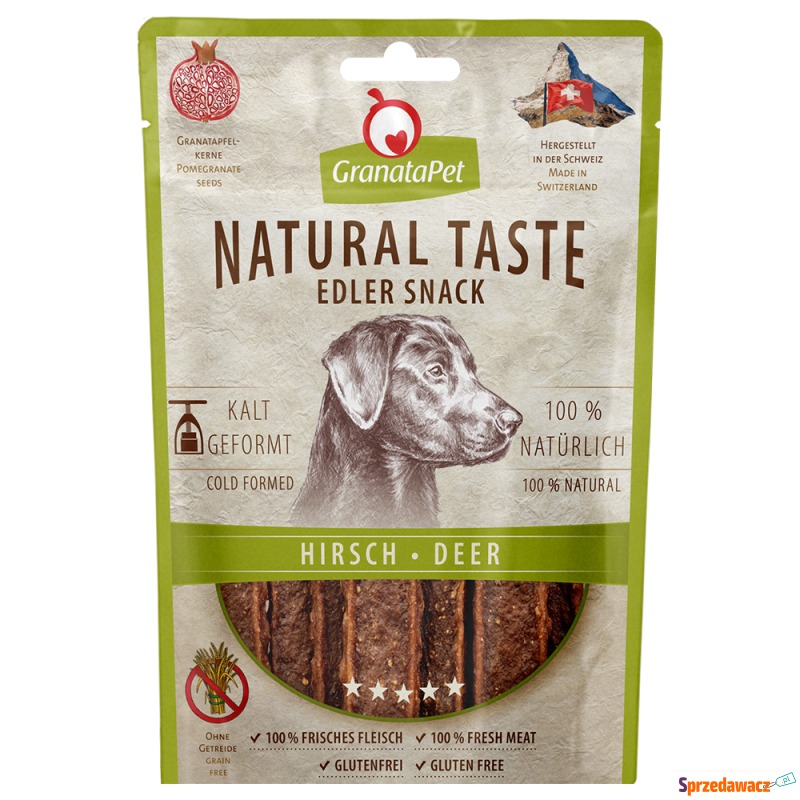 GranataPet Natural Taste Edler Snack - Jeleń,... - Przysmaki dla psów - Legnica