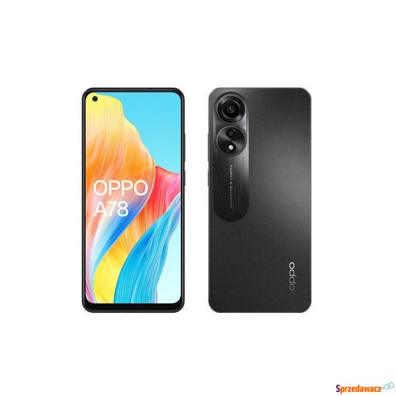 OPPO A78 8/128GB czarny - Telefony komórkowe - Grudziądz