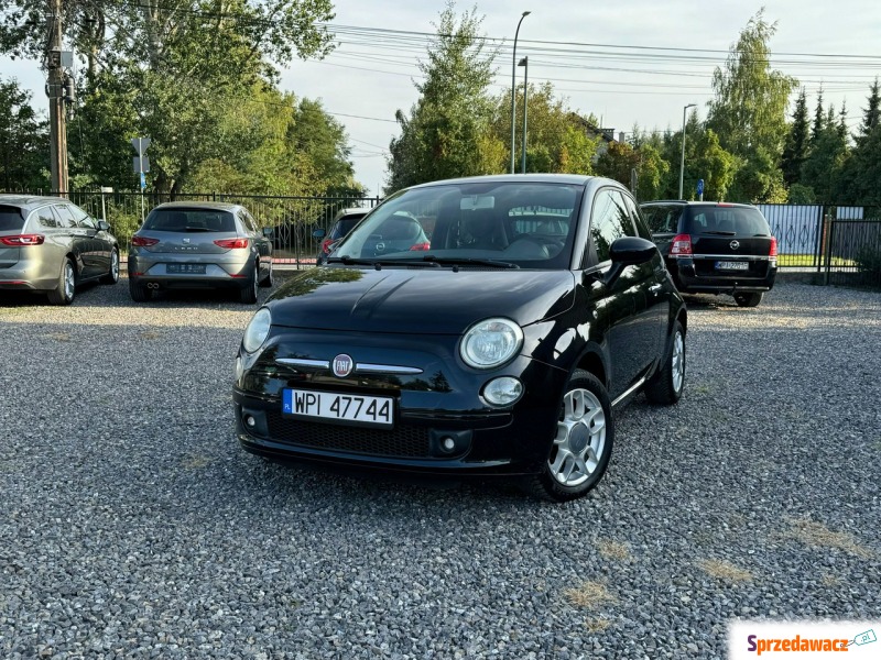 Fiat 500 Piękne brązowe skórzane wnętrze, nis... - Samochody osobowe - Gołków