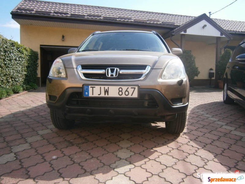 Honda CRV 2,0 cm3 LPG - Samochody osobowe - Poddębice