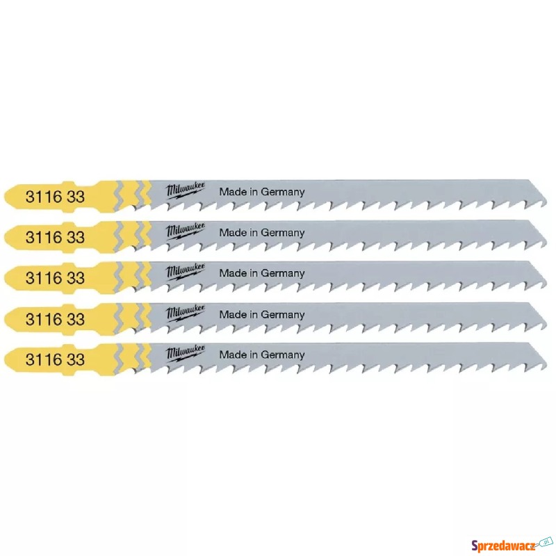 Zestaw brzeszczotów Milwaukee 105/4 mm (5 sztuk) - Akcesoria do elektro... - Szczecinek