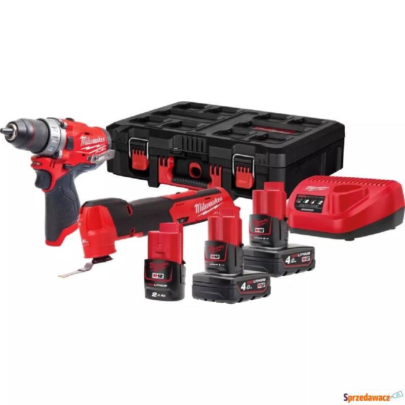 Zestaw combo Milwaukee M12 FPP2AX-423P Fuel P... - Wiertarki, młotowiertarki - Olsztyn