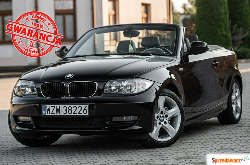 BMW Seria 1  Kabriolet 2010,  2.0 diesel - Na sprzedaż za 27 700 zł - Zwoleń