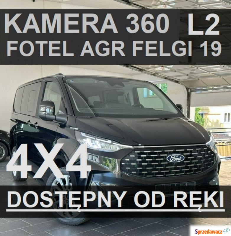 Ford Tourneo Custom  Minivan/Van 2024,  2.0 diesel - Na sprzedaż za 293 970 zł - Szczecinek