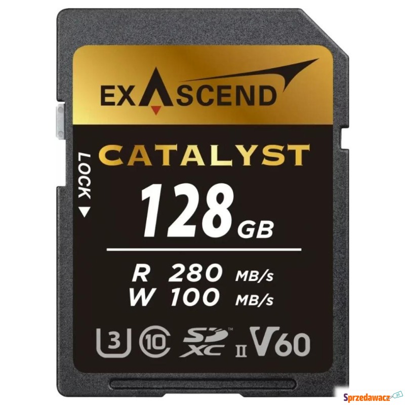 ExAscend 128GB SDXC Catalyst UHS-II V60 U3 - Karty pamięci, czytniki,... - Tarnów