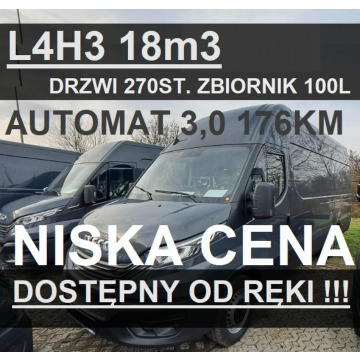 Iveco Daily 35S18 H - 18m3 L4H3 Furgon Automat 176KM Zbiornik 100l Od ręki Niska Cena 2295zł