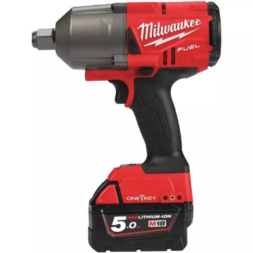 Klucz udarowy ½″ Milwaukee M18 ONEFHIWP12-502X (+ 2x akumulator 5 Ah + ładowarka + walizka)