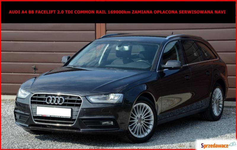 Audi A4 B8 Lift 2.0 TDI CR 169tys km Zamiana... - Samochody osobowe - Zamość