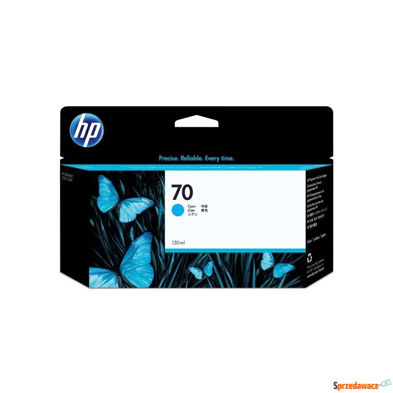 HP oryginalny ink C9452A, No.70, cyan, 130ml,... - Tusze, tonery - Gdańsk