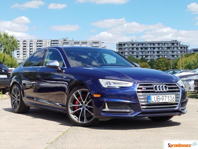 Audi S4 2018 prod. 3.0 TFSI 354KM, Premium Plus,... - Samochody osobowe - Warszawa